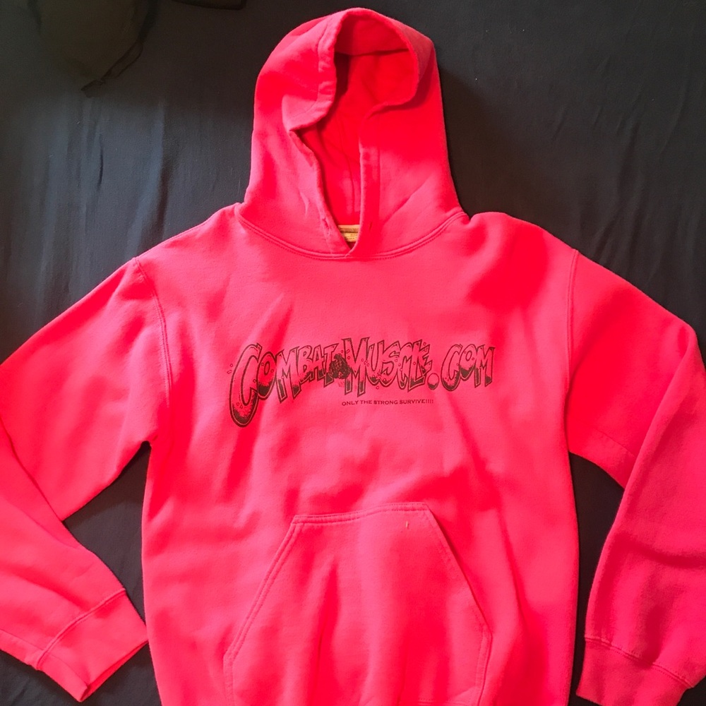 Hot pink hoodie